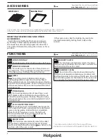 Предварительный просмотр 2 страницы Hotpoint Ariston SA2540HIX Daily Reference Manual