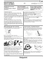 Предварительный просмотр 7 страницы Hotpoint Ariston SA2540HIX Daily Reference Manual