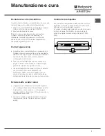 Предварительный просмотр 7 страницы Hotpoint Ariston SBD 2022 F/HA Operating Instructions Manual