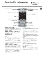 Предварительный просмотр 33 страницы Hotpoint Ariston SBD 2022 F/HA Operating Instructions Manual