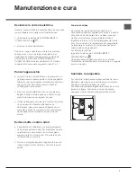 Preview for 7 page of Hotpoint Ariston SBL 2020 F Operating Instructions Manual