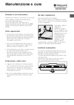 Предварительный просмотр 7 страницы Hotpoint Ariston SD1721VHA Operating Instructions Manual