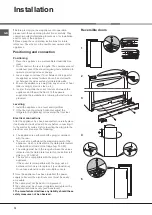 Предварительный просмотр 12 страницы Hotpoint Ariston SD1721VHA Operating Instructions Manual