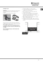 Предварительный просмотр 13 страницы Hotpoint Ariston SD1721VHA Operating Instructions Manual