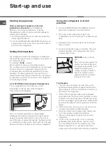 Предварительный просмотр 16 страницы Hotpoint Ariston SD1721VHA Operating Instructions Manual