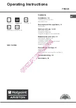 Preview for 9 page of Hotpoint Ariston SDS 1521/HA Operating Instructions Manual