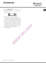 Предварительный просмотр 5 страницы Hotpoint Ariston SDS 1721 V/HA Operating Instructions Manual