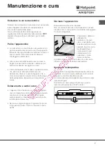 Предварительный просмотр 7 страницы Hotpoint Ariston SDS 1721 V/HA Operating Instructions Manual