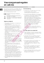 Предварительный просмотр 48 страницы Hotpoint Ariston SDS 1721 V/HA Operating Instructions Manual