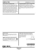 Preview for 12 page of Hotpoint Ariston SI6864SHIX Daily Reference Manual