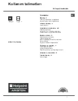 Предварительный просмотр 1 страницы Hotpoint Ariston STM 1711 Operating Instructions Manual