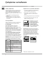 Предварительный просмотр 4 страницы Hotpoint Ariston STM 1711 Operating Instructions Manual