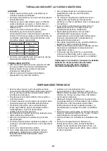 Предварительный просмотр 51 страницы Hotpoint Ariston T 16 A1 D/HA Instructions For Use Manual