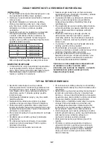 Предварительный просмотр 67 страницы Hotpoint Ariston T 16 A1 D/HA Instructions For Use Manual