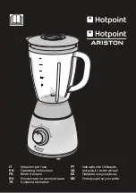 Hotpoint Ariston TB 050 DR0 Operating Instructions Manual preview