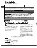 Preview for 90 page of Hotpoint Ariston TCD G51 Instruction Booklet