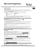 Preview for 9 page of Hotpoint Ariston TCD851B Instruction Booklet
