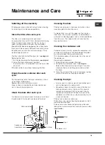 Preview for 15 page of Hotpoint Ariston TCD851B Instruction Booklet