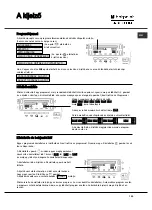 Preview for 109 page of Hotpoint Ariston TCD851B Instruction Booklet