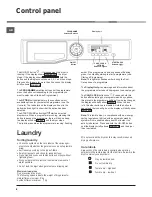 Предварительный просмотр 8 страницы Hotpoint Ariston TCDG 51 Instruction Booklet