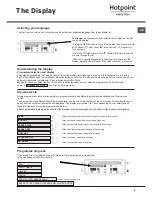 Предварительный просмотр 9 страницы Hotpoint Ariston TCDG 51 Instruction Booklet