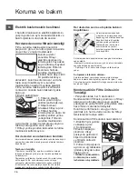 Предварительный просмотр 70 страницы Hotpoint Ariston TCDG 51 Instruction Booklet