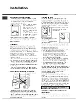 Preview for 4 page of Hotpoint Ariston TCDG51 Instruction Booklet