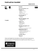 Предварительный просмотр 15 страницы Hotpoint Ariston TCL 831 B Instruction Booklet