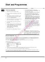 Preview for 20 page of Hotpoint Ariston TCL G31XB Manual