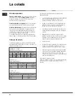 Preview for 44 page of Hotpoint Ariston TCM711 Instruction Booklet