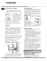 Предварительный просмотр 52 страницы Hotpoint Ariston TCM711 Instruction Booklet