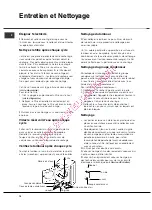 Предварительный просмотр 10 страницы Hotpoint Ariston TCM711X Instruction Booklet