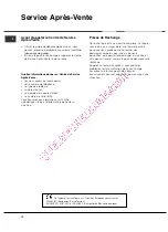 Предварительный просмотр 12 страницы Hotpoint Ariston TCM711X Instruction Booklet