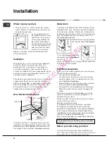 Предварительный просмотр 16 страницы Hotpoint Ariston TCM711X Instruction Booklet