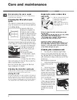 Preview for 6 page of Hotpoint Ariston TCS 73B Instruction Manual