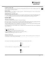 Preview for 9 page of Hotpoint Ariston TCS 73B Instruction Manual