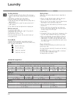 Preview for 14 page of Hotpoint Ariston TCS 73B Instruction Manual