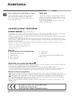 Preview for 16 page of Hotpoint Ariston TCS 73B Instruction Manual