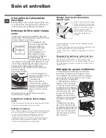 Preview for 22 page of Hotpoint Ariston TCS 73B Instruction Manual