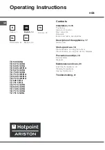 Preview for 12 page of Hotpoint Ariston TD 631 S IX/HA Operating Instructions Manual