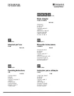 Preview for 1 page of Hotpoint Ariston TD 640 S (SL) IX/HA Operating Instructions Manual