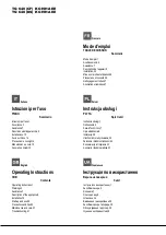 Preview for 1 page of Hotpoint Ariston TQ 640 (CF) K GH/HA EE Operating Instructions Manual