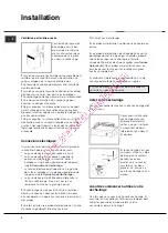 Preview for 4 page of Hotpoint Ariston TV75 Instruction Booklet