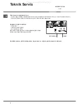 Preview for 8 page of Hotpoint Ariston UP 1511 TK/HA Operating Instructions Manual