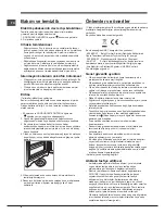 Preview for 8 page of Hotpoint Ariston UPS 1xxx.1 Operating Instructions Manual