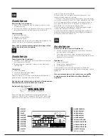 Preview for 3 page of Hotpoint Ariston UPSI Series Operating Instructions Manual