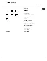 Preview for 1 page of Hotpoint Ariston WL 24 HA User Manual