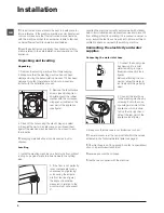 Preview for 2 page of Hotpoint Ariston WMD 702 Instructions For Use Manual