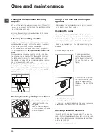 Preview for 10 page of Hotpoint Ariston WMD 702 Instructions For Use Manual