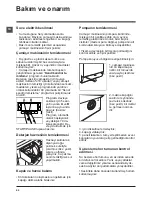 Предварительный просмотр 52 страницы Hotpoint Ariston WMD 742 Instructions For Use Manual